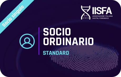 Tessera Socio Ordinario IISFA